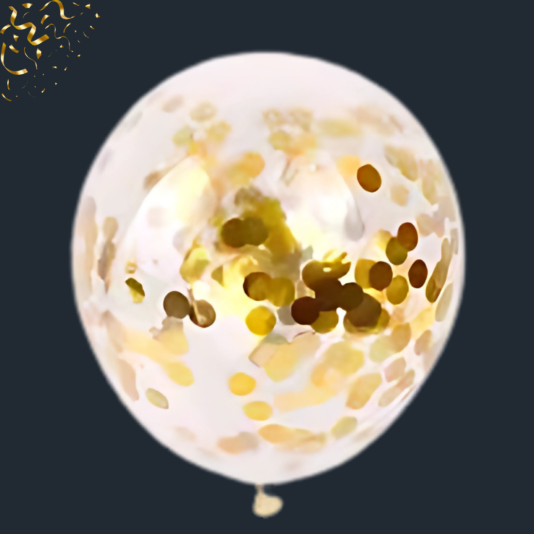 בלון הליום עם קונפטי | בלוניטי