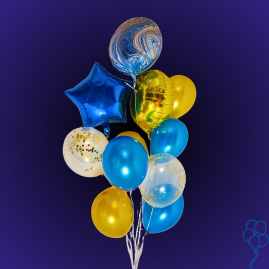 זר בלונים "איתי" - זר לגבר לכל מטרה | בלוניטי
