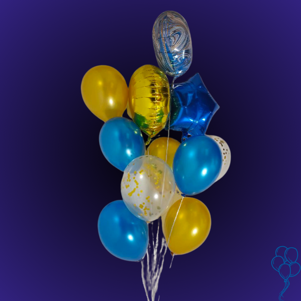 זר בלונים "איתי" - זר לגבר לכל מטרה | בלוניטי