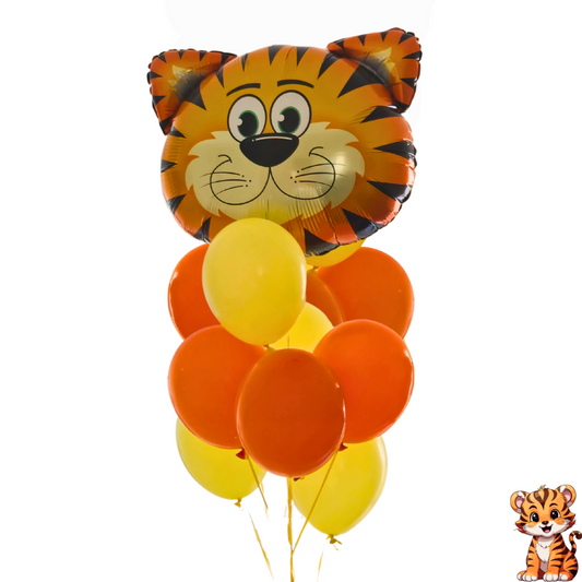 זר בלונים "טייגר" - זר בלונים עם טיגריס | בלוניטי