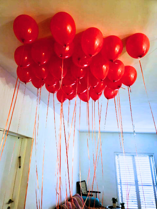 30 בלוני הליום - לעיצוב חדר או סלון | בלוניטי