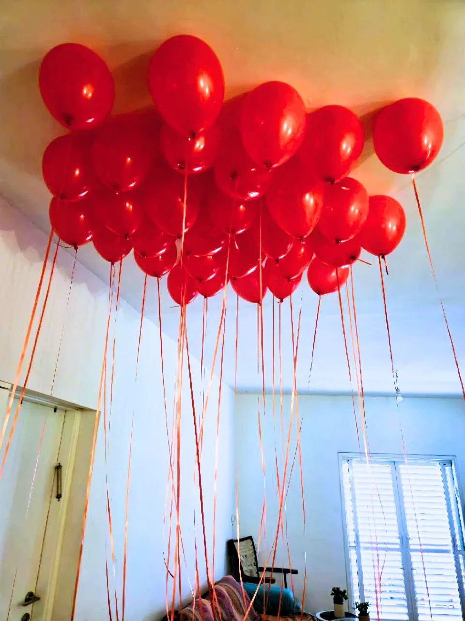 30 בלוני הליום - לעיצוב חדר או סלון | בלוניטי