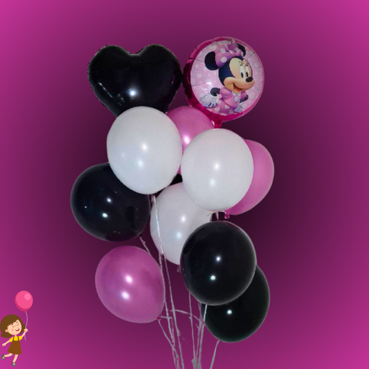 זר בלונים "מיקה" - זר מיקימאוס לילדות | בלוניטי