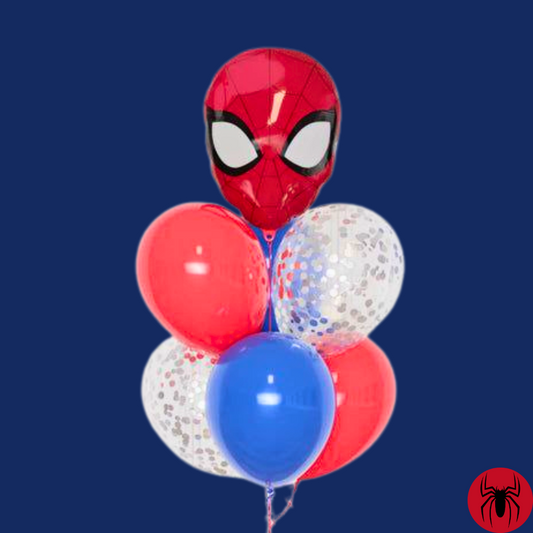 זר בלונים "סהר" - ספיידרמן עם תוספת בלונים | בלוניטי