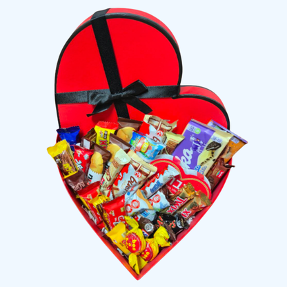 מארז לב גדול מלא בשוקולדים | בלוניטי
