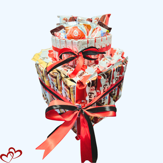 מארז קינדרים 2 קומות בצורת לב | בלוניטי