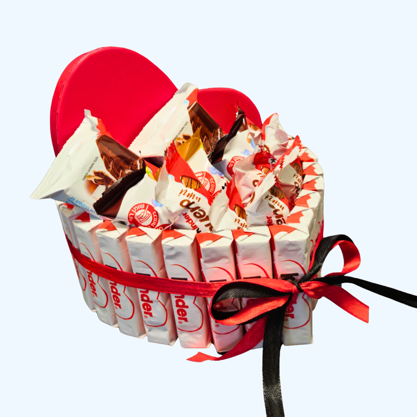 מארז קינדר קטן בצורת לב | בלונילטי